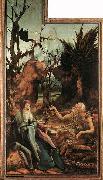 Matthias Grunewald Sts Paul and Anthony in the Desert oil